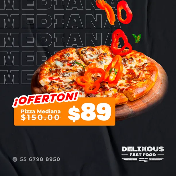 publicidad para pizza